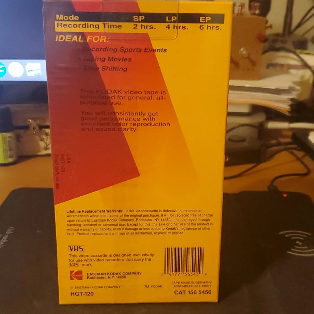 2 New 6hr VHS Tapes